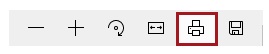 PDF Toolbar with the Printer icon indicated